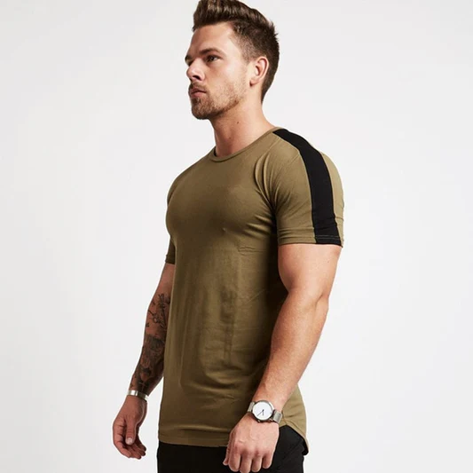 Casual Cotton Solid t shirt Men