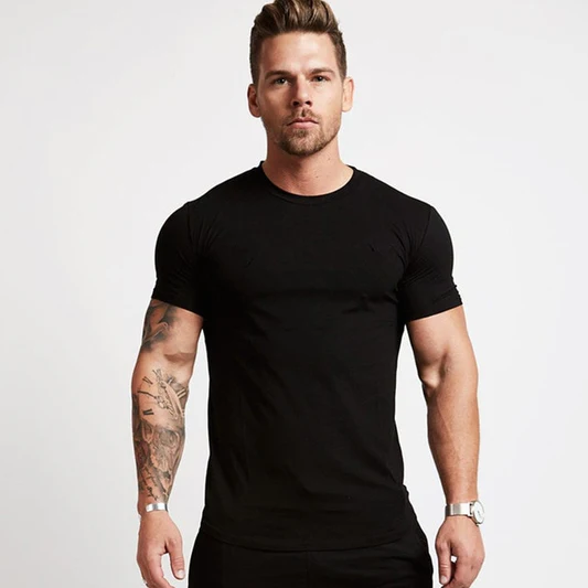 Casual Cotton Solid t shirt Men